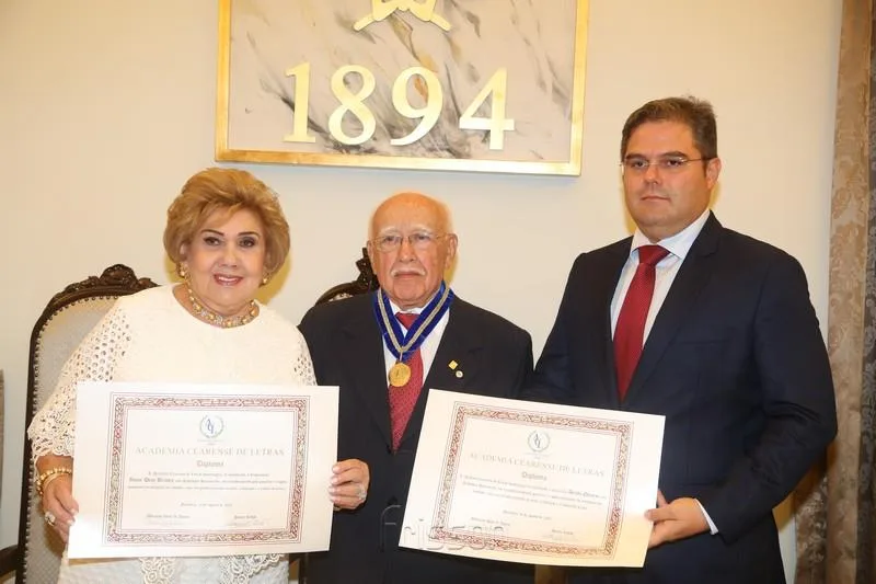 Consuelo Dias Branco, Ubiratan Aguiar e Edson Queiroz Neto