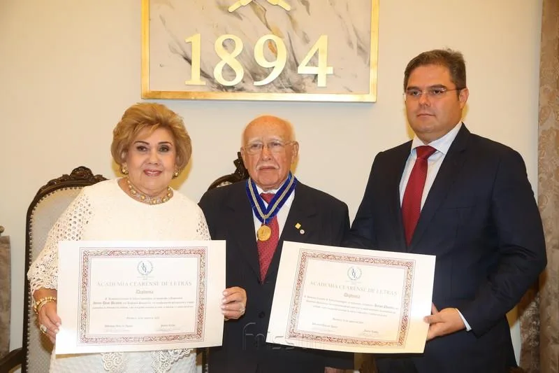 Consuelo Dias Branco, Ubiratan Aguiar e Edson Queiroz Neto