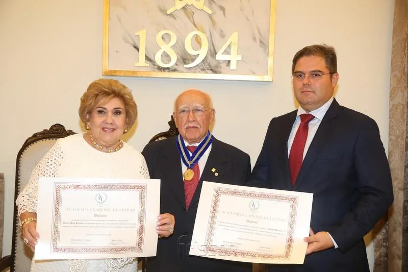 Consuelo Dias Branco, Ubiratan Aguiar e Edson Queiroz Neto