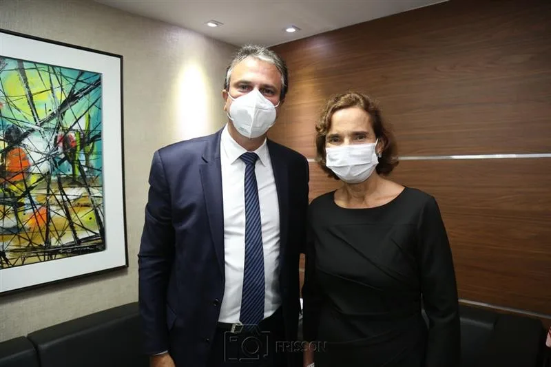 Camilo Santana e Izolda Cela