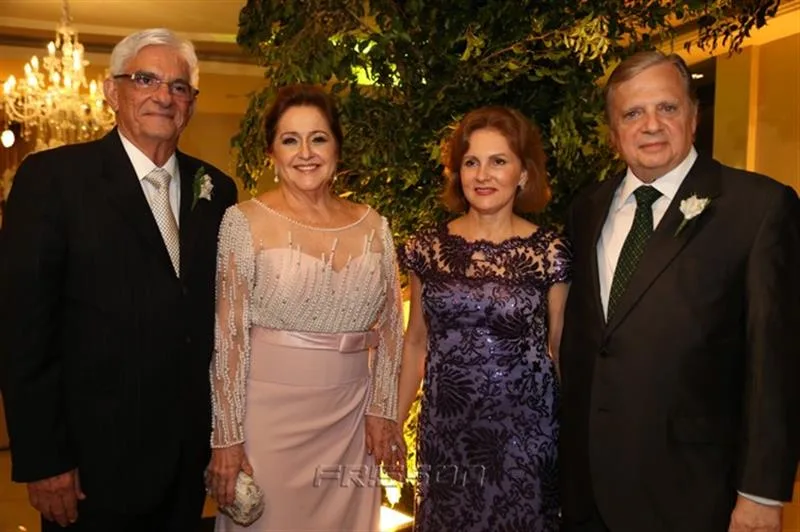 Assis e Meiriane Machado, Renata e Tasso Jereissati