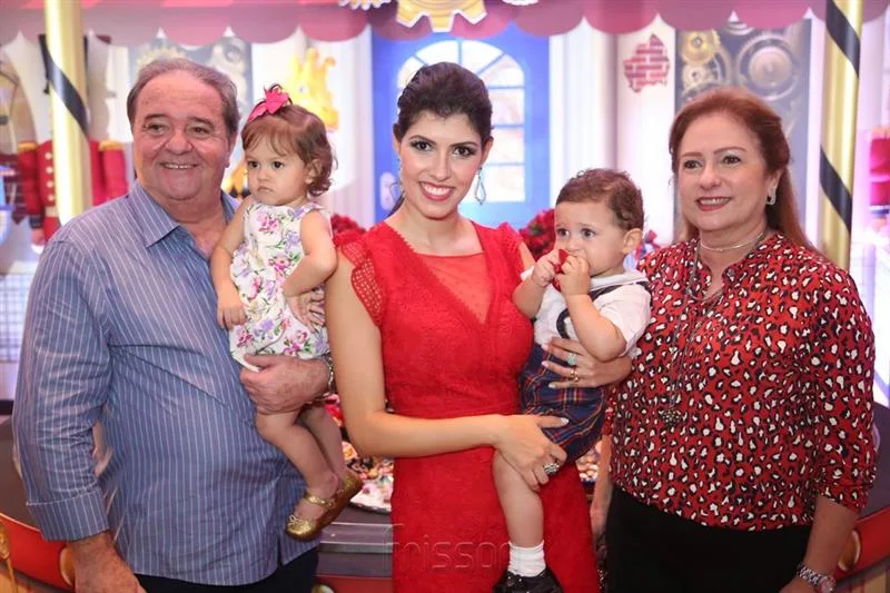 Chiquinho, Katharina Aragão, Flávia, Henrique Laprovítera e Cristina Aragão