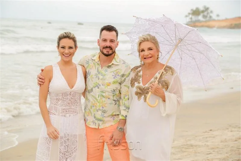 Gaida, Miguel Filho e Rosângela Souza