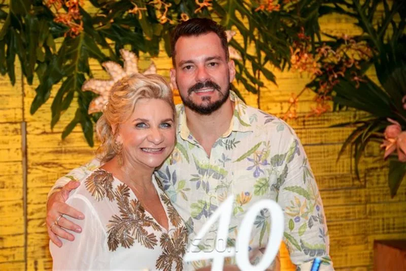 Miguel Filho e Rosagela Souza