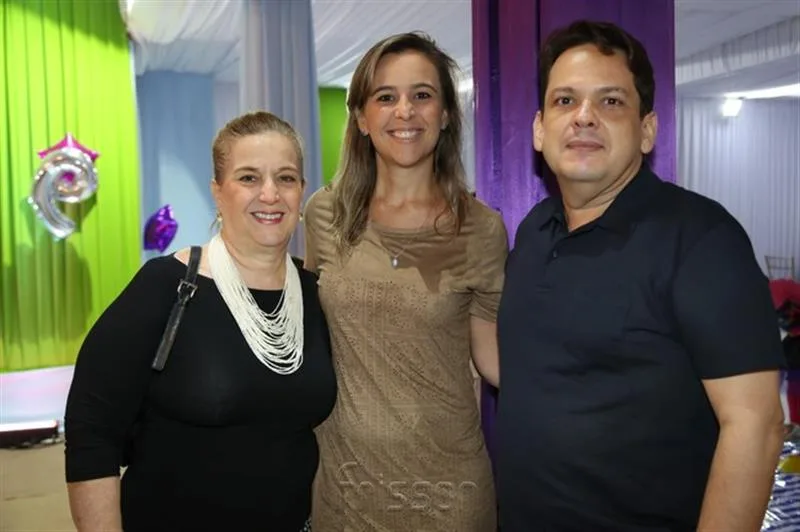 Claudia, Juliana Pinheiro e Marcus Lage