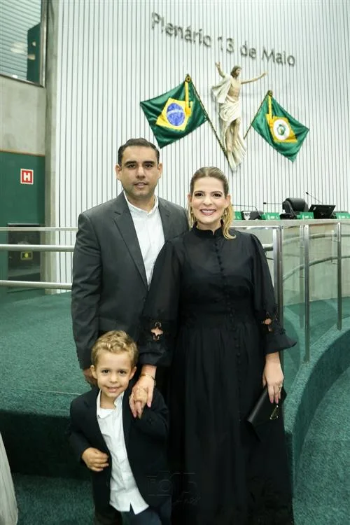 André, André Filho e Larissa Alcântara