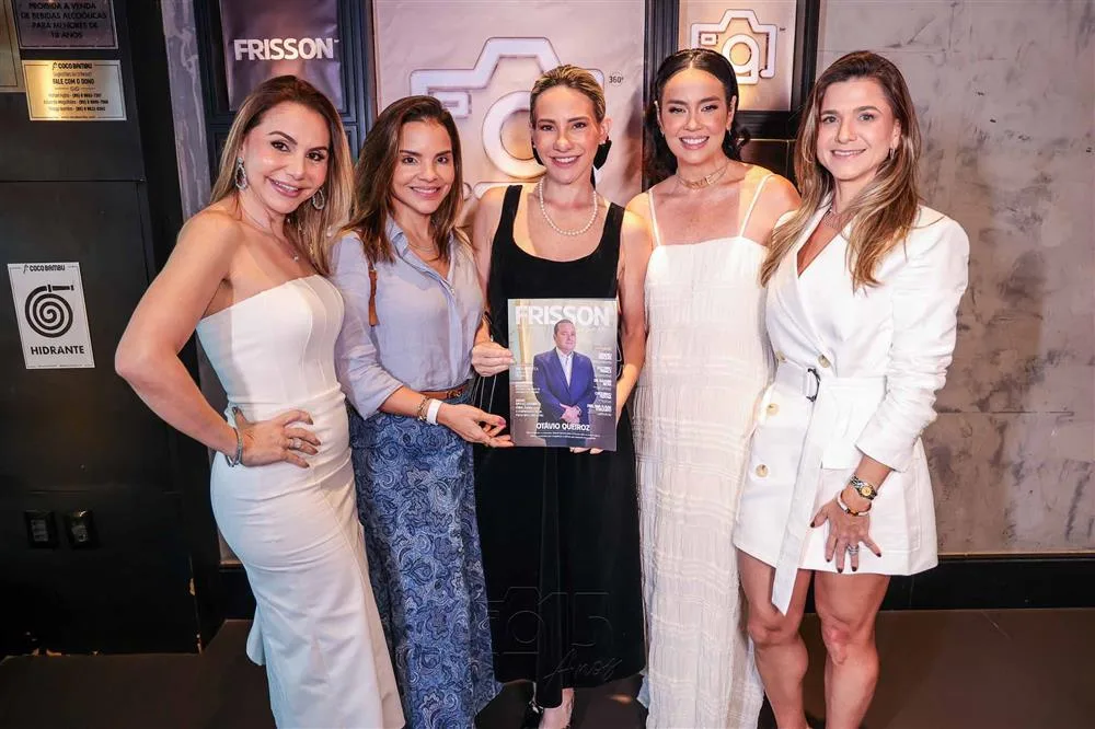 Adriana Queiroz, Viviane MArtins, Gaida Dias, Rachel Bezerra e Aline Vasques