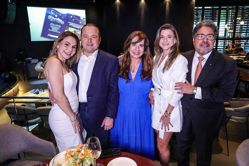 Adriana, Otavio Queiroz, Martinha Assunção, Aline e Leandro Vasques