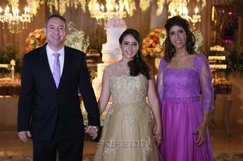 Alberto, Rebeca e Roberta Fiúza