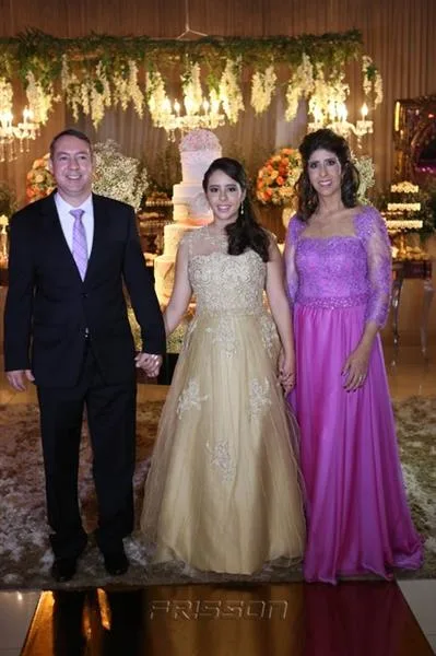 Alberto, Rebeca e Roberta Fiúza