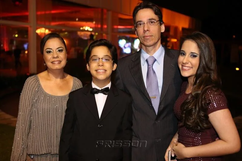 Ana Rosa, Augusto e Eduardo e Maria Eduarda Arrais