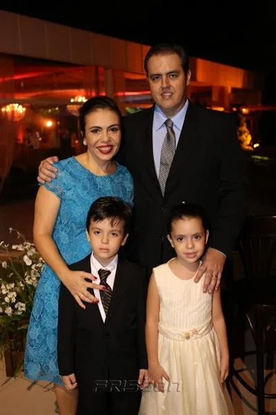 Camila, Roberto, Pedro e Laura Sampaio