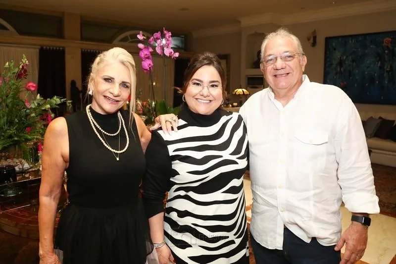 Rosângela Dias, Mayara Silva e Waldo Santos