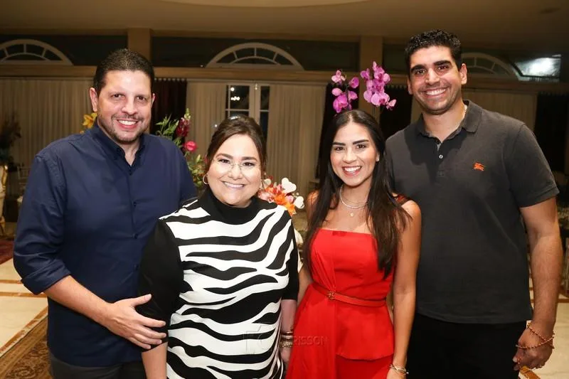 Homero e Mayara Silva, Tatiana e George Dantas