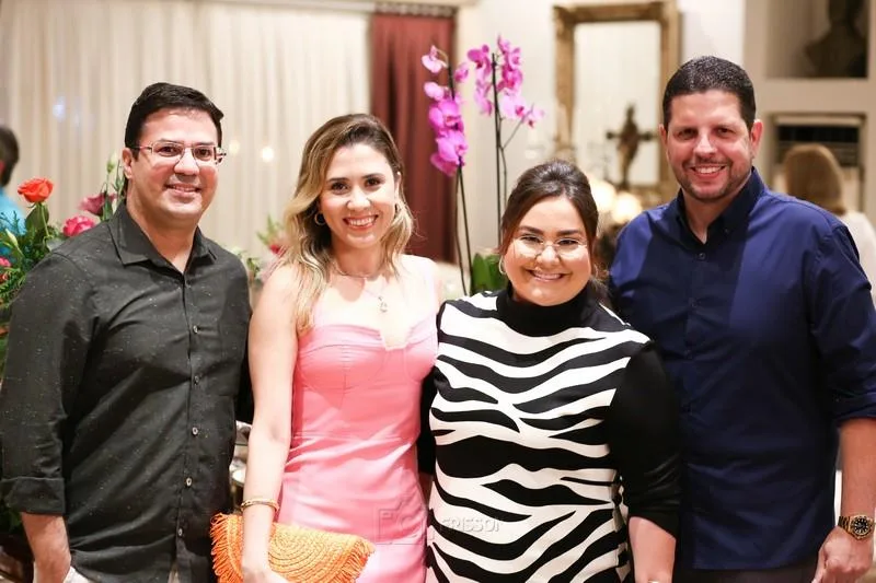 Cássio Sabóia e Louise, Mayara e Homero Silva
