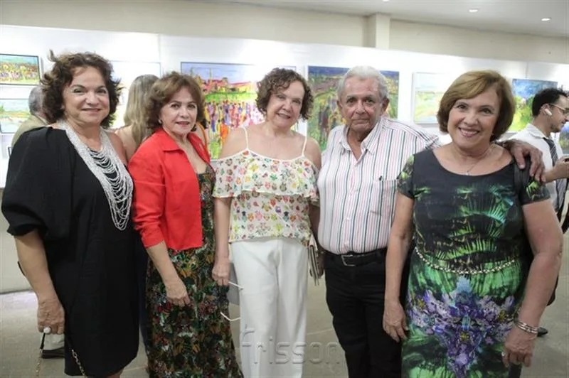 Celia, Beranardeth, Meyre, Henrique e Ângela Gurgel