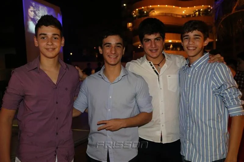 André Carvalho, Lucas Coutinho, Alberto Baquit e Matheus Tomé
