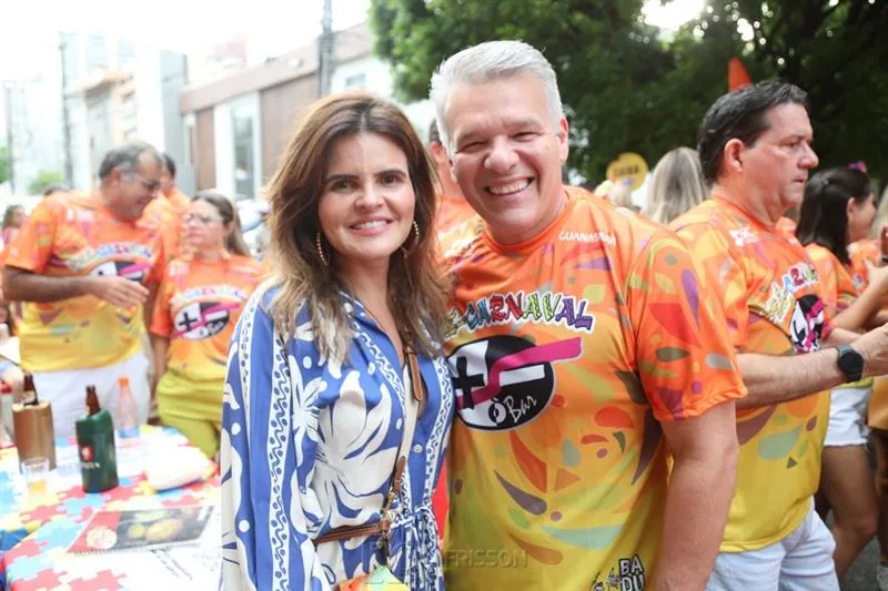 Cristine e Ferruccio Feitosa