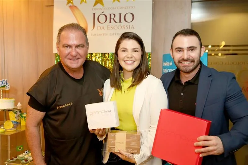Jório da Escóssia, Bárbara Severo e Vinícius Ferreira