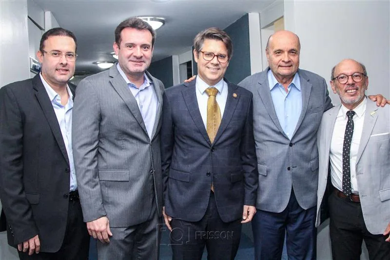 Célio, Fernado Gurgel, Leonardo Carvalho, Fernando Cirino Gurgel e André Montenegro