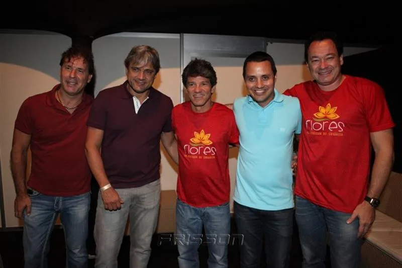 Arthur Magalhães, Roberto, Carvalhinho, Fausto e Pedro Neto