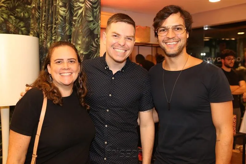 Amanda Câmara, Rafael Studart e Valter Costa Lima