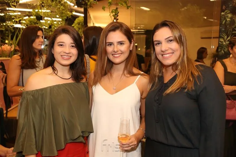 Clara Almeida, Laysa Linhares e Neyse Costa Silva