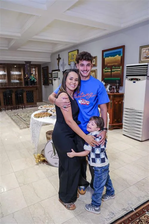 Aline Rodrigues, Vitor Filho e Miguel Neto