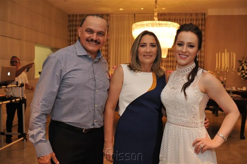 Cleber Souza, Maria José Sales e Georgiana Alves