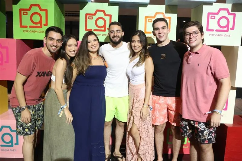Bruno Carlos, Lara Ligia, Liana Mendes, Pedro Ribeiro, Beatriz Lima, Thiago Herculano e Mateus Gastão