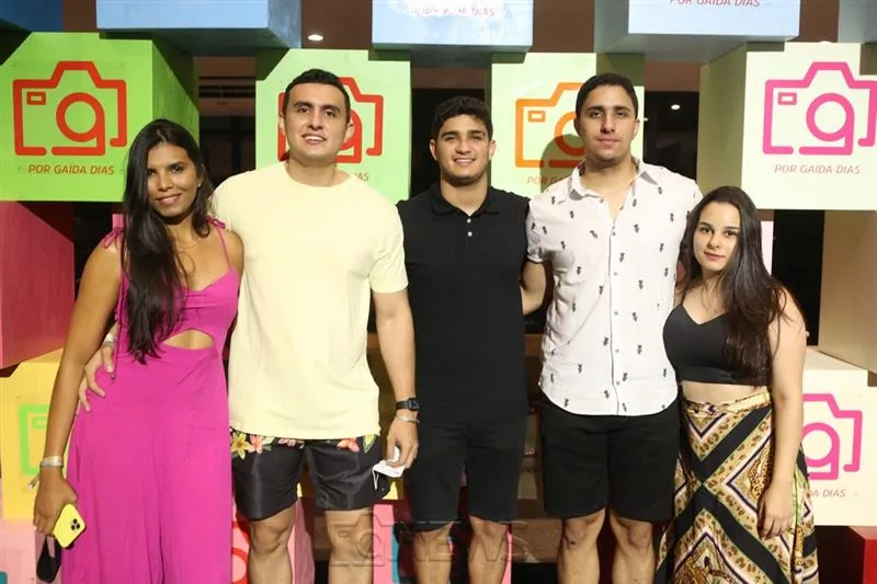 Fernanda Ribeiro, Carlos Erick, Thiago, Matheus Brasileiro e Carol Santos