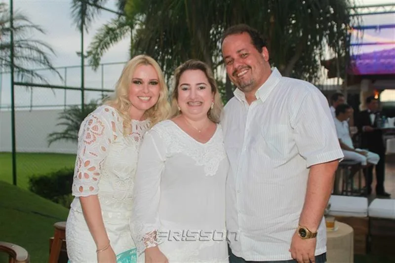 Bernardete Claudino, Mirela Bessa e Marcelo Barros