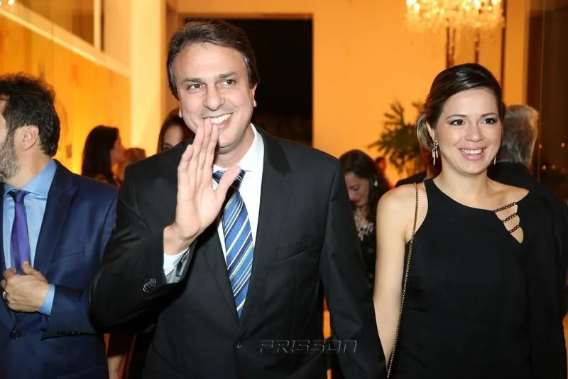 Camilo Santana e Onélia Leite