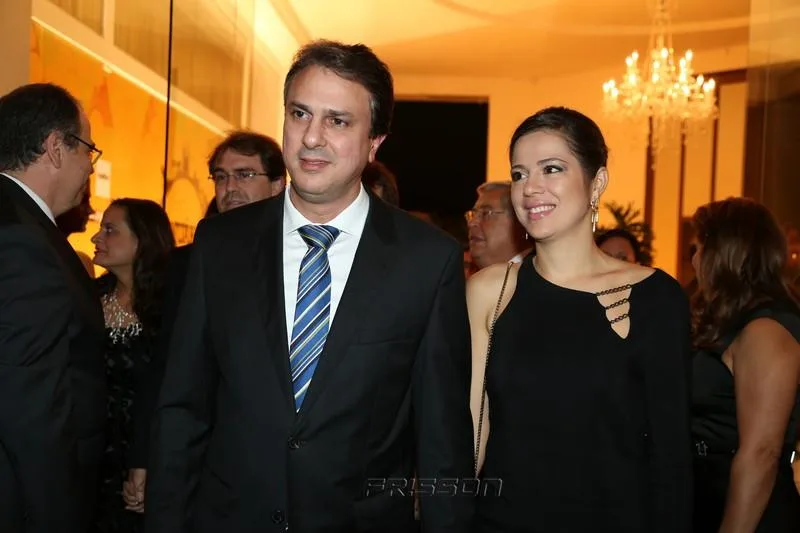 Camilo Santana e Onélia Leite