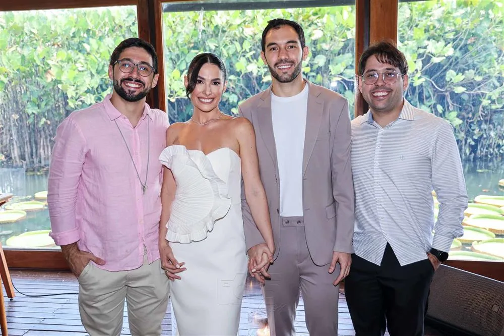 Caio, Lara Ximenes, Demétrio Dibe e José Roberto de Oliveira