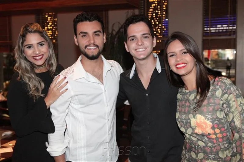 Camilla Braga, Bruno Calaça, Felipe Almeida e Danielle Uchoa