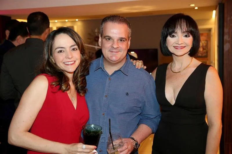 Andrea, Bernardo Maia e Suely Falcão