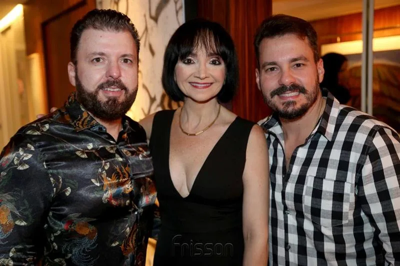 César Martins, Suely Falcão e Miguel Dias Filho