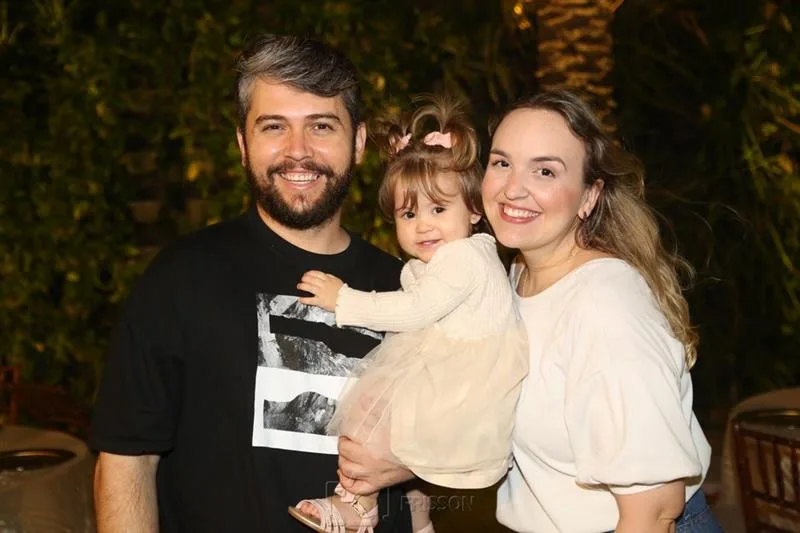 Carlos, Alice e Cynara Dantas