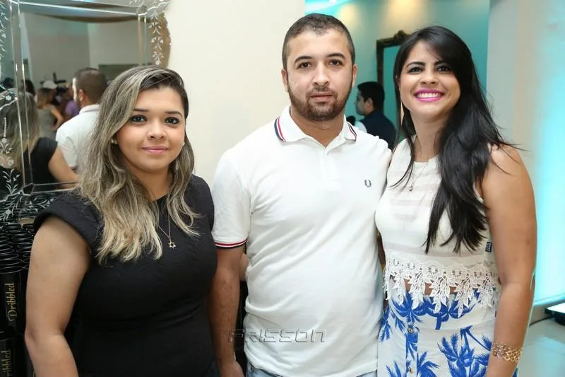 Bárbara Ribeiro, Glauber Ribeiro e Camila Lima