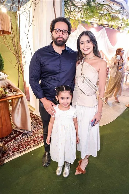 Alysson, Fernanda e Dominik Afio