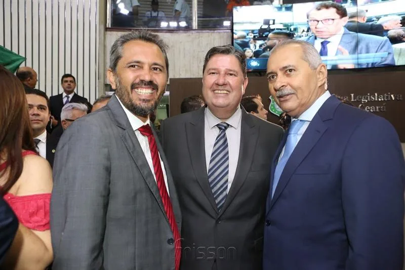 Elmano Freitas, Romeu Aldigueri e Zezinho Farias