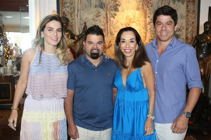 Amanda, Igor, Márcia e Márcio Távora