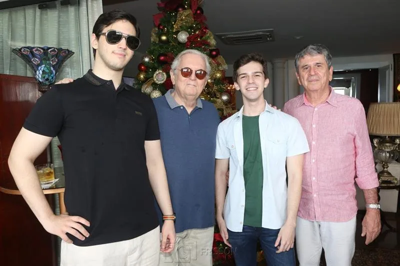 Amir Djemal, Carlos Castelo Branco, Wale Djemal e Márcio Távora