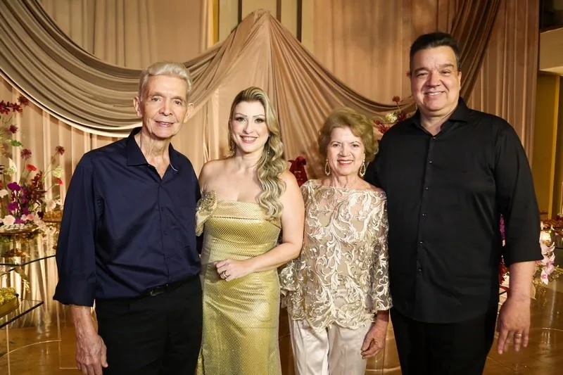 César Rêgo, Ticiana, Fátima e Ticiano