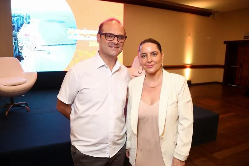 Daniel Fiúza e Clarisse Linhares