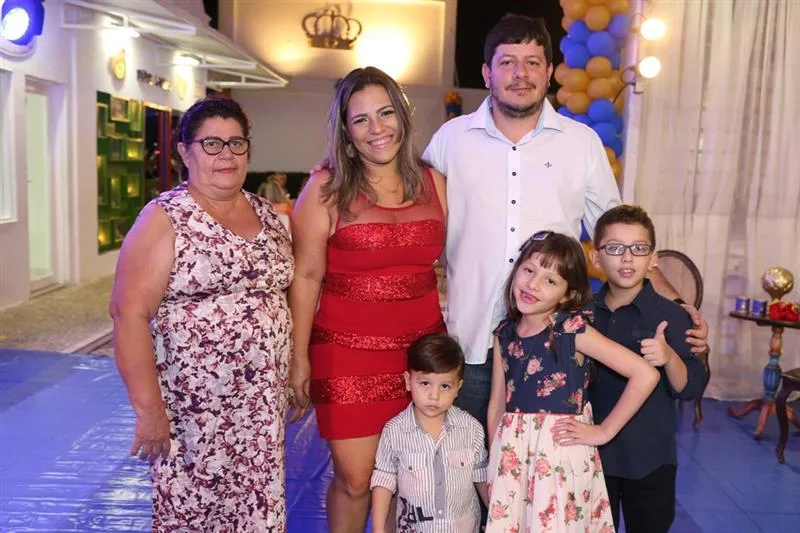 Ana Câmara, Mirela Magalhães, Samuel Aragão, Samuel Filho, Letícia e Lucas Magalhães