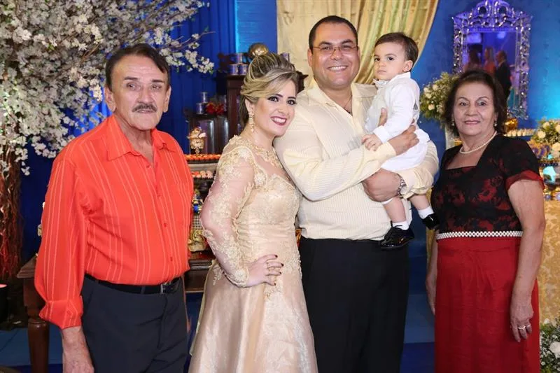 Célio Crisóstomo, Isabelle, Rômulo, Gabriel Melo e Penha Aragão