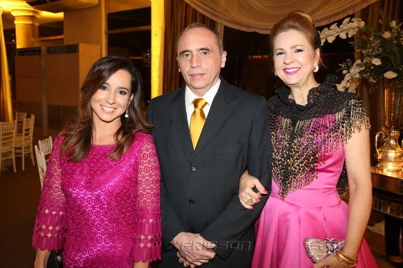 Carol Câmara, Márcio e Alexandrina Aguiar