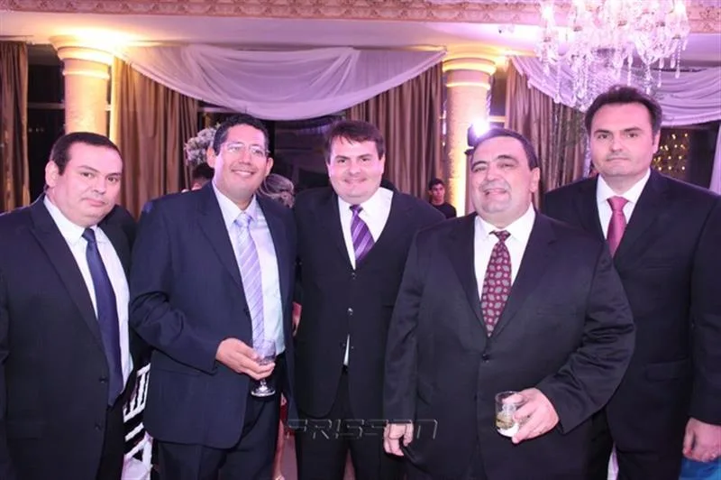 Asfor Vasconcelos, Rodrigo Vergara, Marcos Vinicius Moura, Napoleão Viana e Leonardo Moura